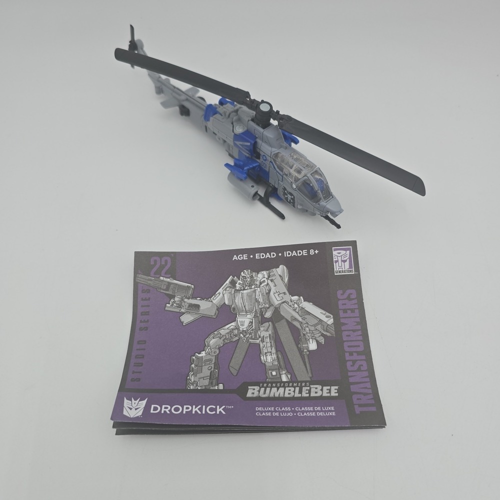 Transformers Studio Series 22 Dropkick Helicopter Complete w/ Instructions Bumbl